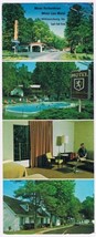 Postcard Motel Rechambeau White Lion Motel Williamsburg Virginia Long Card - £3.05 GBP