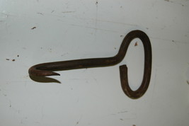 Vintage Metal Meat Hook Hand Forged Primitive 8&quot;Long Collectible - £14.84 GBP