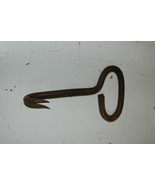 Vintage Metal Meat Hook Hand Forged Primitive 8&quot;Long Collectible - £14.94 GBP