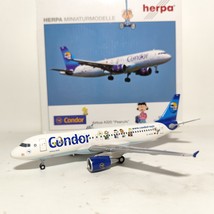1/200 Herpa Condor Peanuts Airbus A320 Diecast Airplane Model D-AICE - $1,284.39 MXN