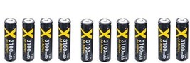 12-Pack 3150mAh NiMH AA Rechargeable Battery - £16.21 GBP