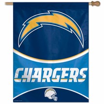 San Diego Chargers NFL 27 x 37 Vertical Hanging Wall Flag Helmet Logo Banner - $19.99