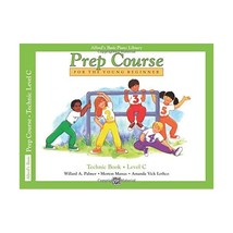 Alfred&#39;s Basic Piano Prep Course: Technic Book Level C Willard A. Palmer/ Morton - $14.00