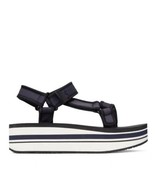 Tory Burch Sport Strappy Sandal Black Navy Comfort Platform Sz 9, NIB - $208.38 CAD