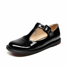 BeauToday ita Shoes Women T-Strap Mary Janes Patent Leather Round Toe Buckle Lad - £123.95 GBP