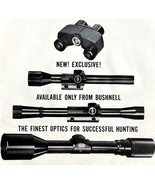 Bushnell Optics Scopes 1964 Advertisement Hunting Accessories Binoculars... - $29.99