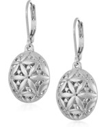 Napier Silvertone Textured Leverback Drop Earrings - $16.98