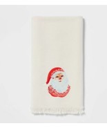 New Threshold Cotton Hand Towel Santa 15&quot;X25&quot; - $10.88 CAD