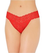 JENNI Flower Lace Thong Underwear Plus Size, Cherry Candy (5 pack) - $26.99