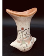 Farota Solomon Pottery With Cave Drawing Hands Native Style Vase 5” - £14.00 GBP