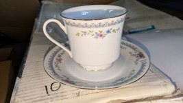 Wedgwood ROSEDALE Tea Cup and Saucer Set R4665 Bone China Floral England... - $22.72