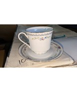 Wedgwood ROSEDALE Tea Cup and Saucer Set R4665 Bone China Floral England... - $431.83 MXN