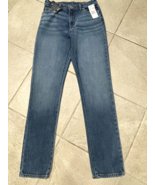 BUFFALO David Bitton 25 High Rise Straight JAYDEN JEANS Stretch 25x30 - $453.20 MXN
