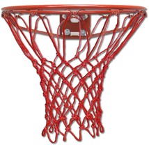 Krazy Netz Heavy Duty Red Colored Basketball Rim Goal Net Universal - £12.76 GBP
