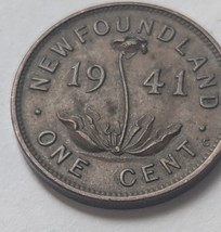 1941 Canada Newfoundland George VI 1 Cent Standard Circulation Bronze Coin - $0.99