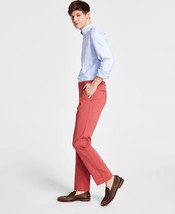 Tommy Hilfiger Tate Solid Dress Pants Mens 33x32 Red Modern-Fit THFlex S... - $484.31 MXN