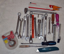 Tool Set, # T 1476, machinist tools, tools, shop tools, farm tools - $7.50