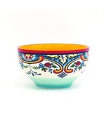 Euro Ceramica Zanzibar Collection Vibrant 5.6&quot; Ceramic Cereal/Soup Bowls... - $33.44