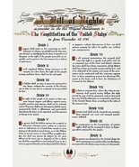 Bill Of Rights - Ten Original Amendments - Constitution US - 1791 - Poster - £26.37 GBP