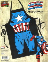 Marvel Comics Captain America Be The Hero Adult Polyester Apron, NEW UNUSED - £9.30 GBP
