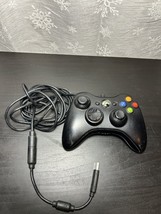 Microsoft XBox 360 Wired Black Controller NOT TESTED - $10.40