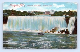 American Falls From Canadian Side Niagara Falls New York NY 1916 DB Postcard C17 - £2.18 GBP