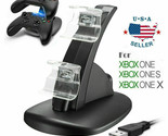 For Xbox One / One X / One S Controller Dual Charger Dock Station Chargi... - $17.09