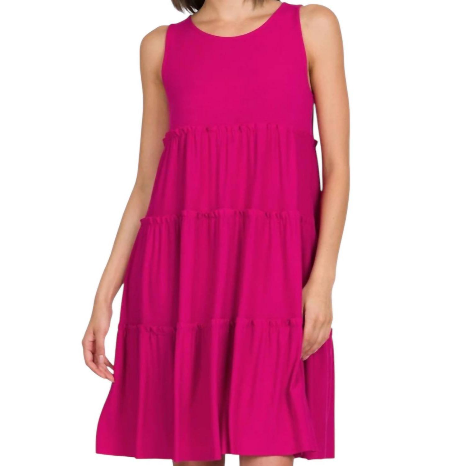 Zenana tiered tank mini dress size 1X - $34.65