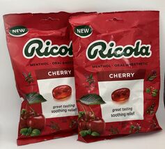 2pk-Ricola Cherry Drops With 45 Vitalizing Throat Drops Soothe Dry Irrit... - $14.62
