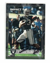 2000 Impact Football Card #162 Rickey Dudley in person auto - £2.34 GBP