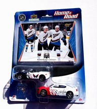 WASHINGTON CAPITALS HOME &amp; ROAD DIECAST CARS W/TEAM ACTION CARD BY UPPER... - £10.18 GBP