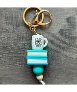 Read More Books Beaded Silicone Keychain Purse Bag Charm - $20.37 CAD