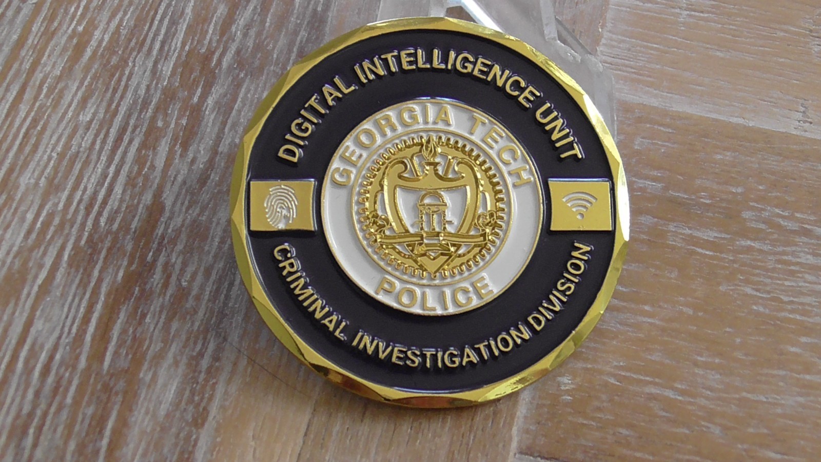 GT Georgia Tech Police Digital Intelligence Unit CID Challenge Coin #D280 - $40.58