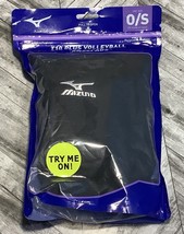 Mizuno T-10 Plus Volleyball Kneepads 12&quot;-17.5&quot;Sleeve Length 8 5/8&quot; Black... - £23.98 GBP