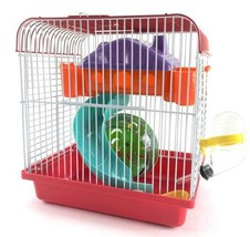 Hamster Small Rodent Cage Habitat Playhouse Gerbil Mouse Mice + Accessories New - £31.52 GBP