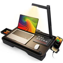 Laptop Lap Desk with LED Light, Portable Laptop Desk for Lap - Fits Up t... - $299.97