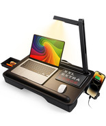 Laptop Lap Desk with LED Light, Portable Laptop Desk for Lap - Fits Up t... - $5,672.32 MXN