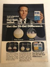 1970s Di-Gel Antacid Tablets Vintage Print Ad pa11 - $152.96 MXN