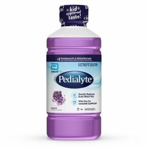 2 Bottles Pedialyte Electrolyte Solution*06/2025*Grape Hydration Drink  ... - $14.98