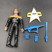1995 Star Trek Voyager Lieutenant Tuvok Action Figure w/ All Accessories - £11.87 GBP