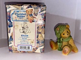Cherished Teddies Meredith &quot;You&#39;re As Cozy As A Pair Of Mittens&quot; Figurin... - £15.97 GBP