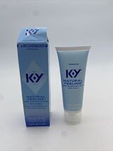 K-Y Natural Feeling Water Based Lubricant Hyaluronic Acid 2.5oz EXP.03/2... - $10.79