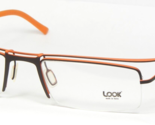 Look 10152 2741 Matt Johannisbrotbaum Brown / Orange Einzigartig Brille - $86.13