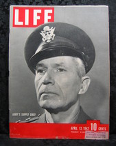 Life Magazine April 13, 1942 Army&#39;s Supply Chief - $9.99
