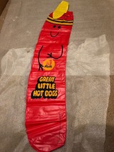 Vintage RATH Packing Waterloo Iowa Promo Inflatable Jumbo Hot Dog Blow Up Toy - £39.52 GBP
