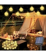 Mumu Sugar Solar String Lights Outdoor, 100LED Crystal Globe 8 Modes Wat... - €13,09 EUR