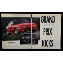 Pontiac Grand Prix Print Ad Vintage 1993 Sports Coupe Car Auto 90s - $11.95