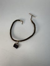 1800s Era Mourning Hair Pocket Watch Chain with Intaglio - $149.95