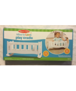 Melissa & Doug #31722 Mine to Love Play White Wooden Cradle Age 3+ New in Box - $31.99