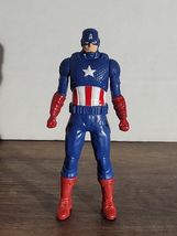 Hasbro Disney 2015 Marvel Captain America 6&quot; Action Figure Toy Avengers EUC - $347.95 MXN